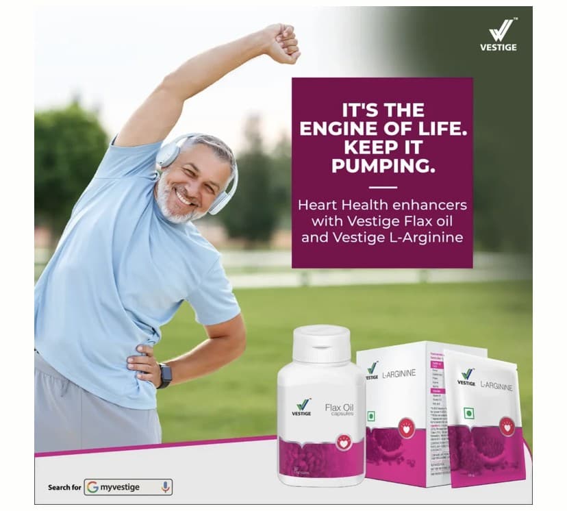 Heart-Protective Vestige Flax Oil Capsules – Rich in Omega Fatty Acids