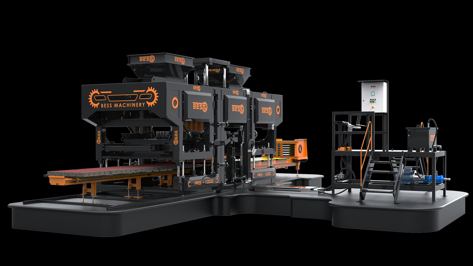 PRS-1002 Semi-Automatic Paving Block Machıne