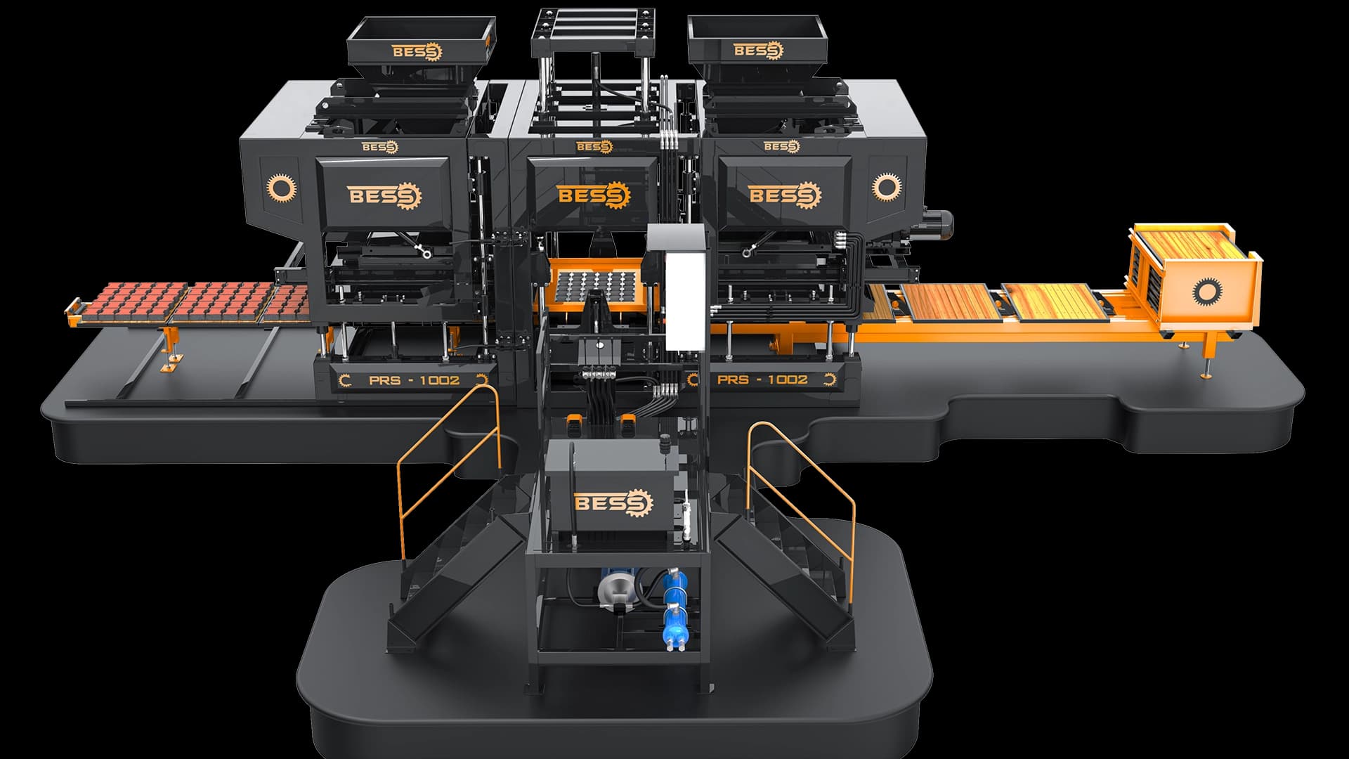 PRS-1002 Semi-Automatic Paving Block Machıne