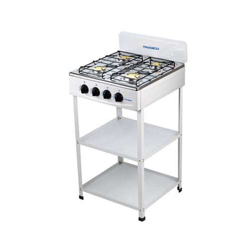 Nasco 4 Burner Gas Stove Gold Cap Nasgs K4css S