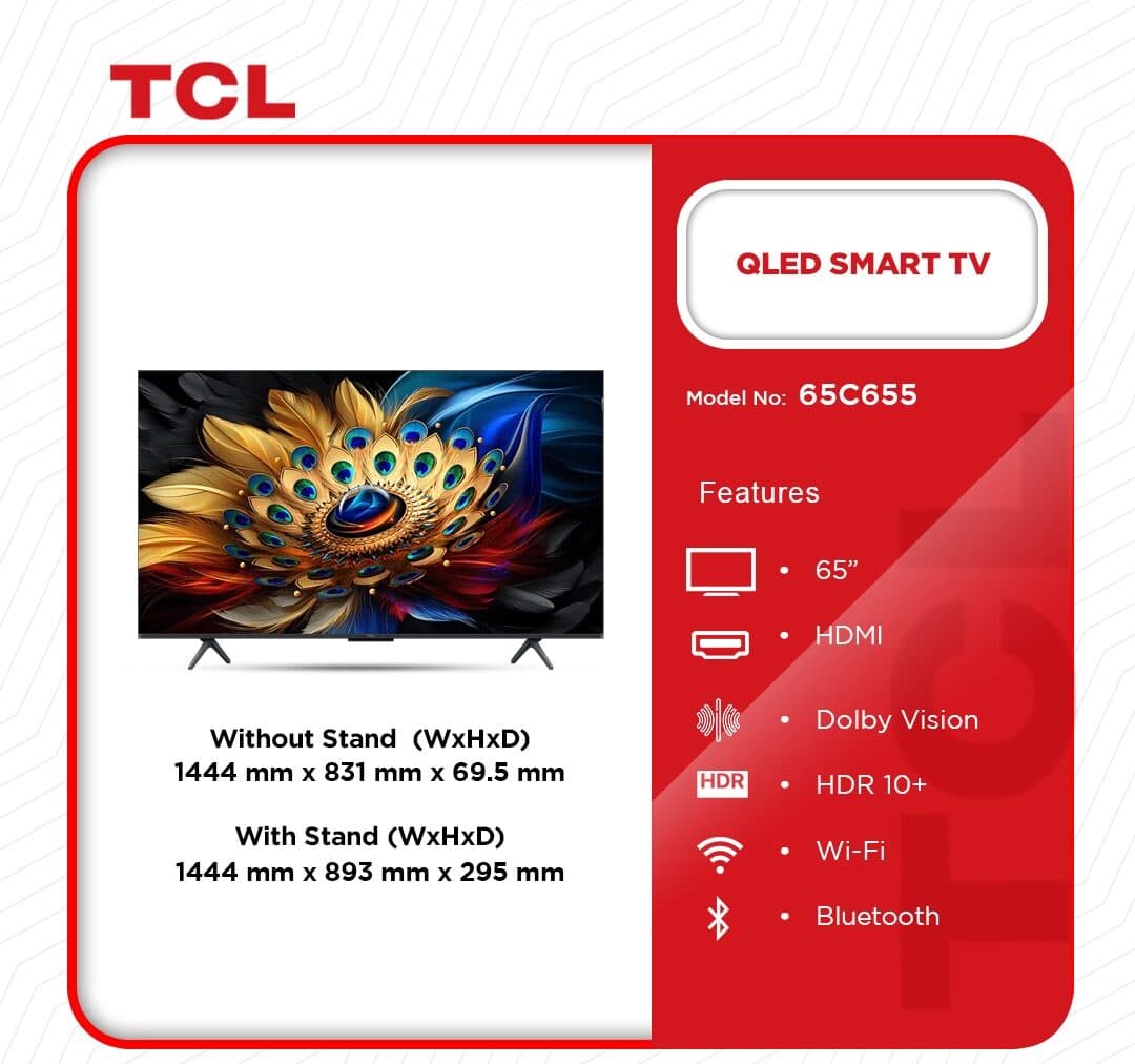 Tcl Qled Tv 65 Inches 65c655