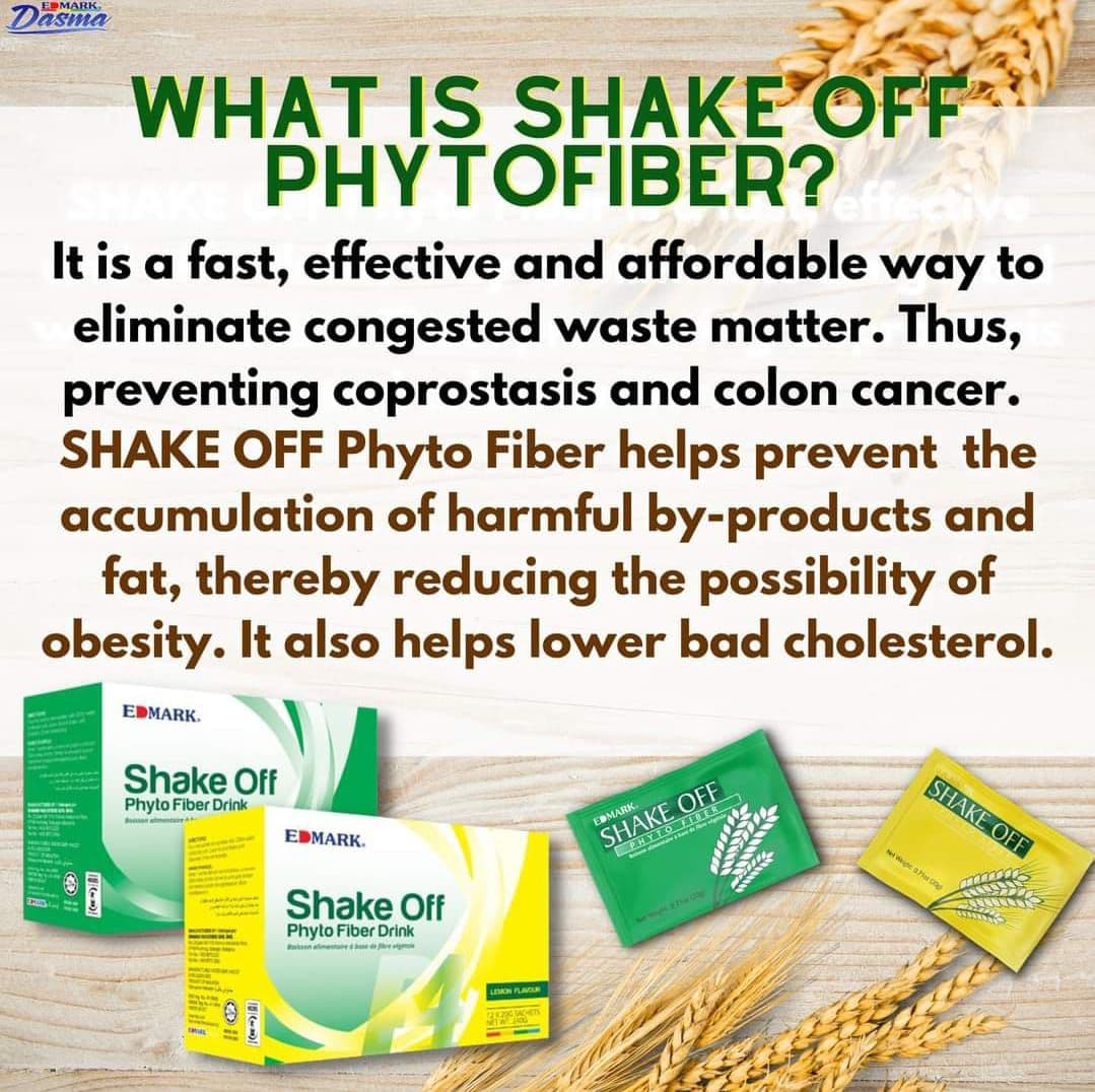 Edmark Shake Off Phyto Fiber Is A Superior Colon Cleansing Health Drink