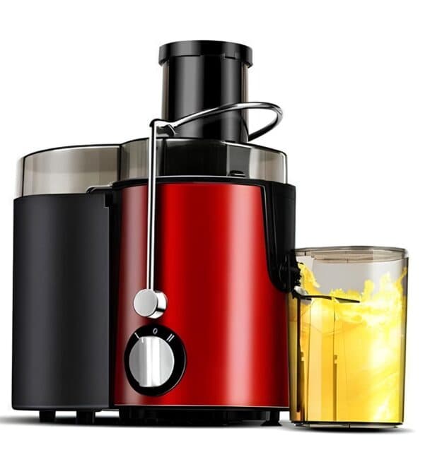 Silver Crest Centrifugal Electric Juice Extractor - Red