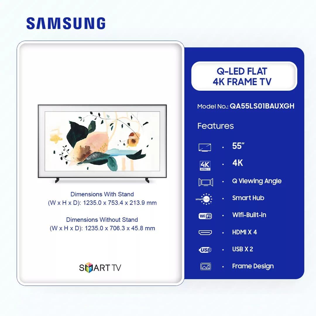 Samsung 55″ The Frame Sm…