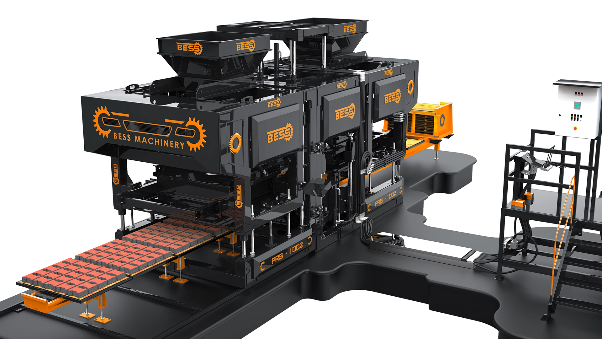 PRS-1002 Semi-Automatic Paving Block Machıne