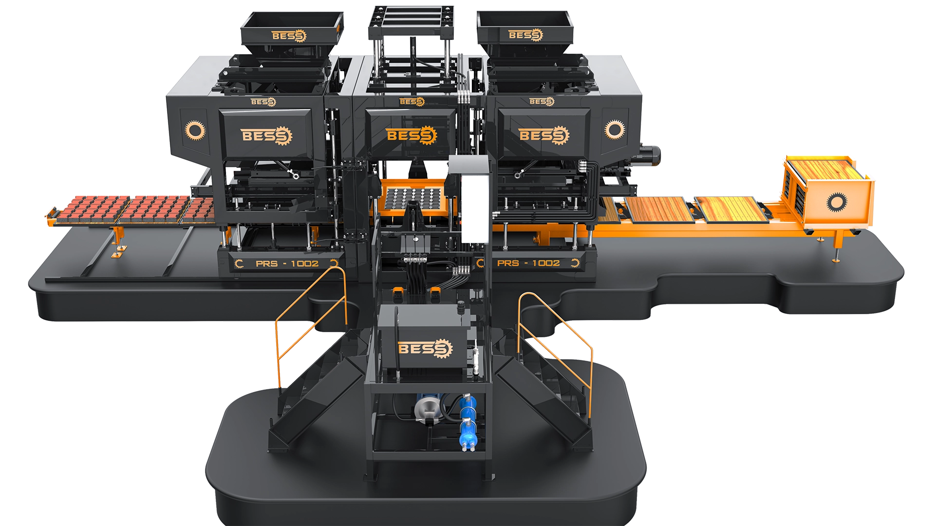 PRS-1002 Semi-Automatic Paving Block Machıne