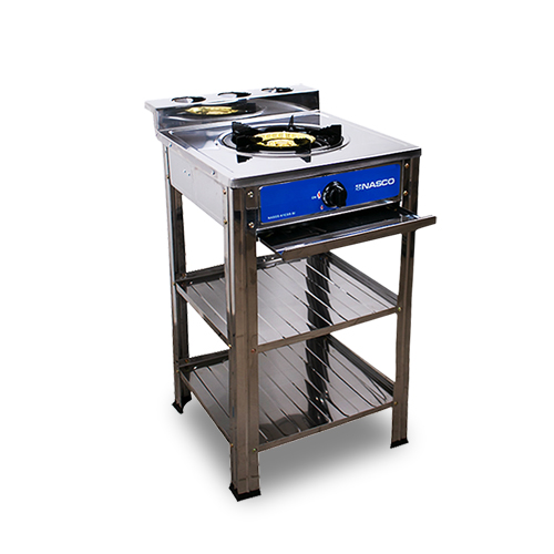 Nasco 1 Burner Gas Stove 2 Shelve Stand Nasgs K1css Si in Ghana