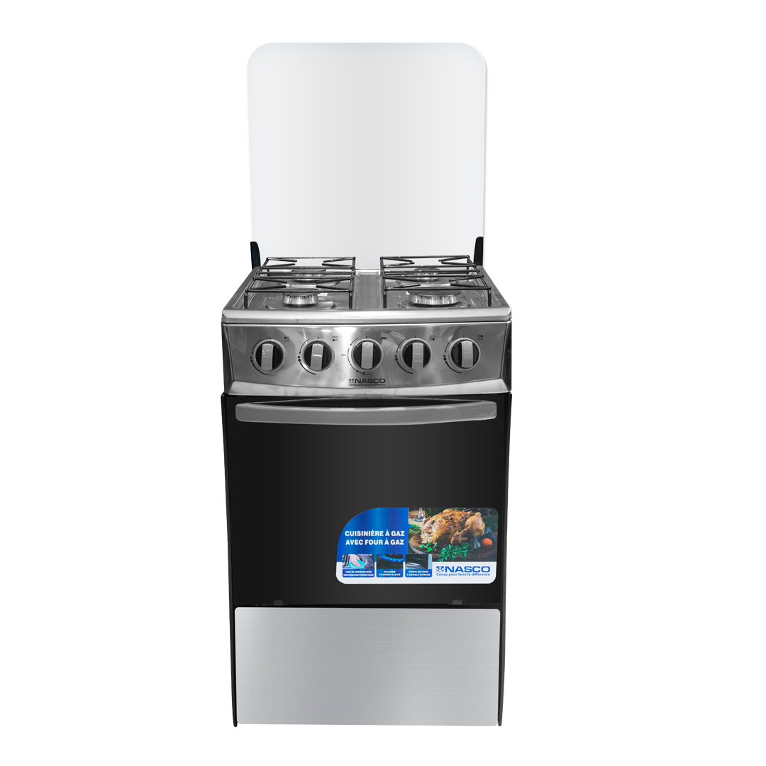 Nasco 4 Burner Gas Cooker Oven Nasgc 50x50s Ctz