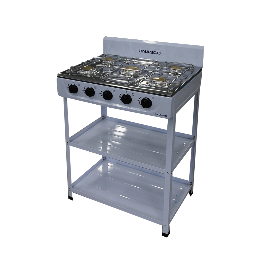 Nasco 5 Burner Gas Stove Nasgs K5css S in Ghana