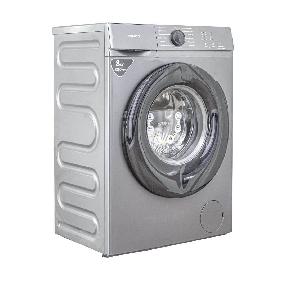 Nasco 8kg Front Load Washing Machine Nasflj8kgs