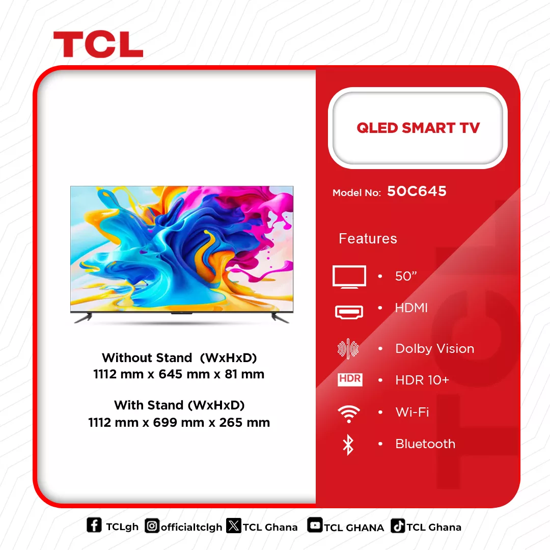 Tlc Qled 4k Smart Android Tv 50 Inches Tv 50c645