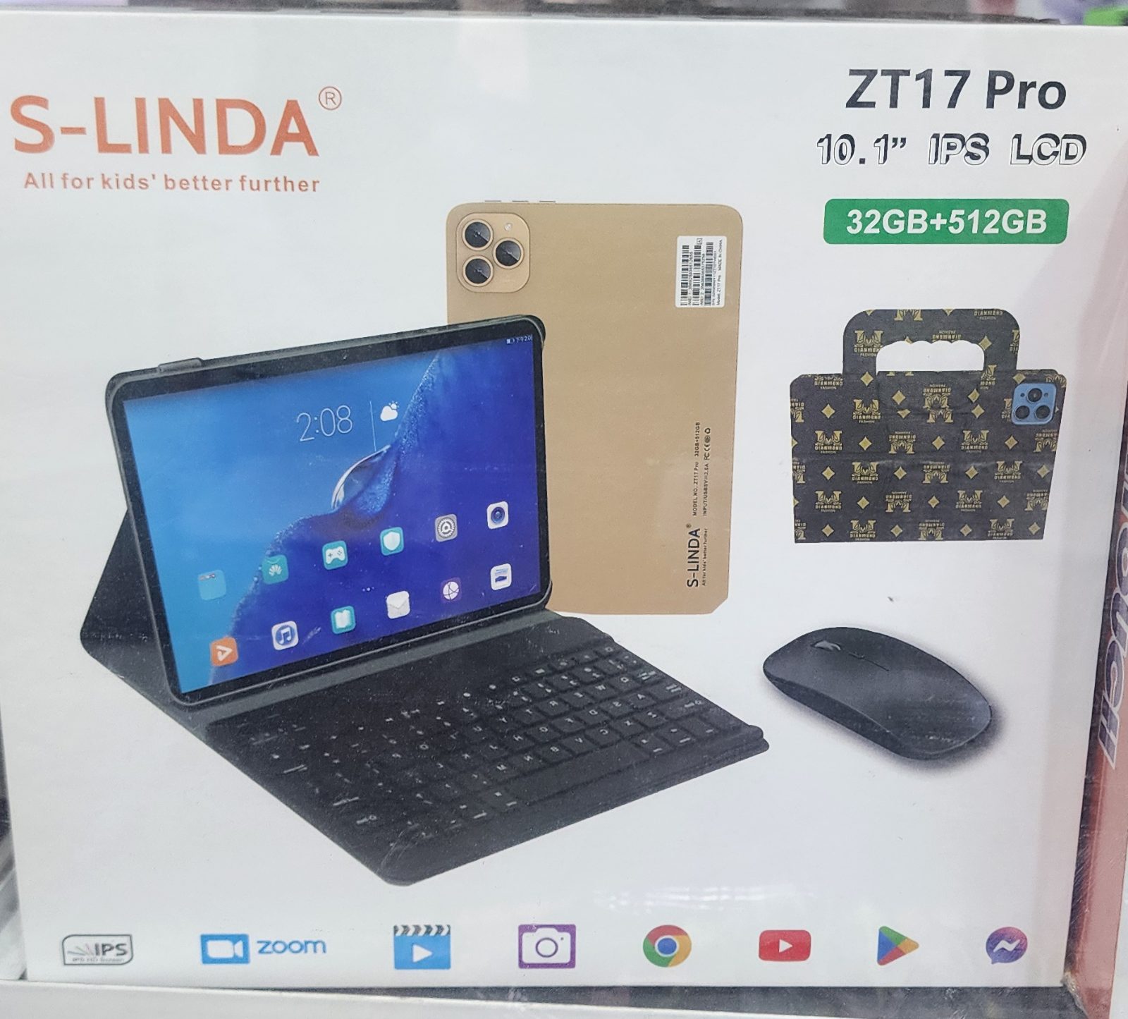 S Linda Tablet plus keyboard 10.1 inches 512gb 32gb