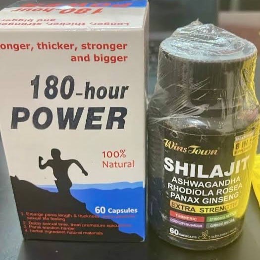 Shilajit Capsule and 180 Mens Stamina Capsule