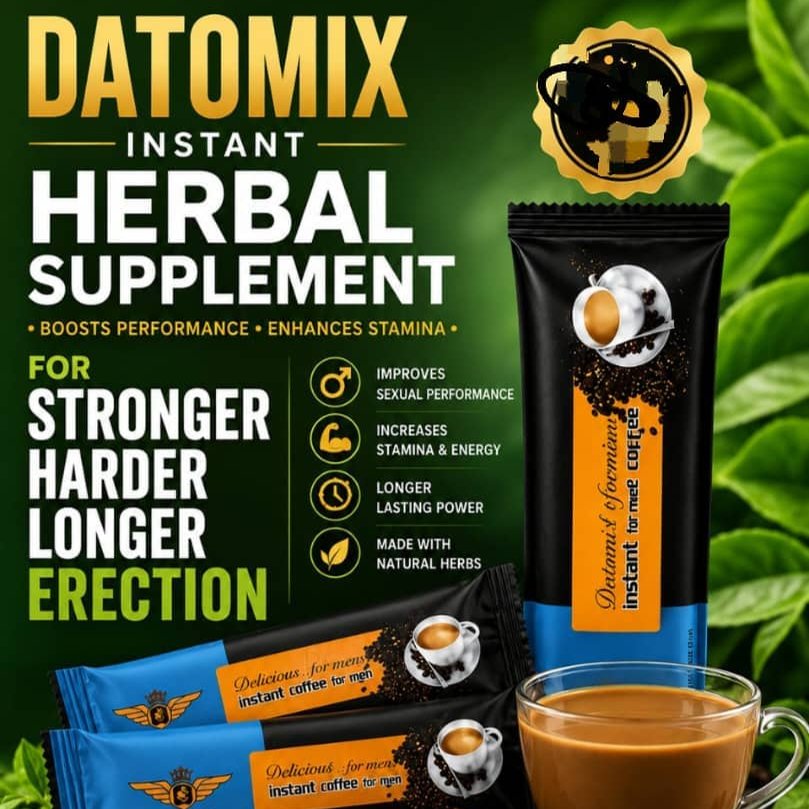 Datomix Premium Instant White Coffee for Long Lasting in Bed
