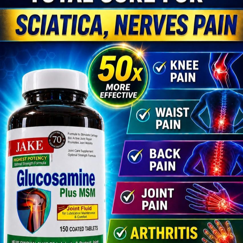 Glucosamine Bone & Joint Support for Arthritis, Sciatica and Pain Relief