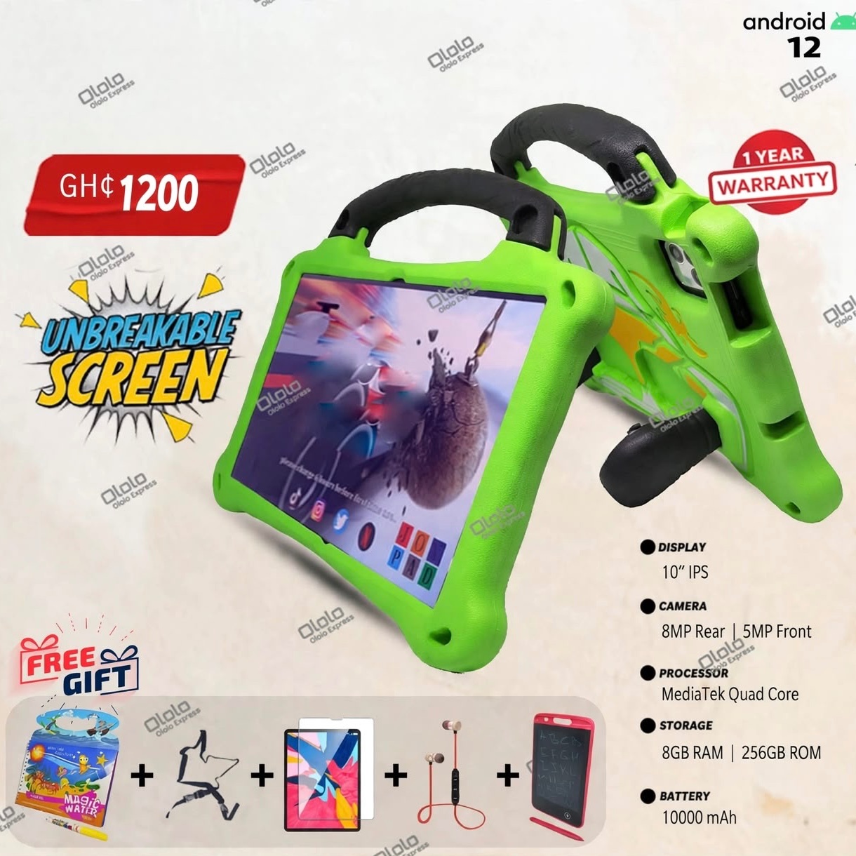 Bebe-Boxy Kids Educational Tablet 5G 12GB+512GB