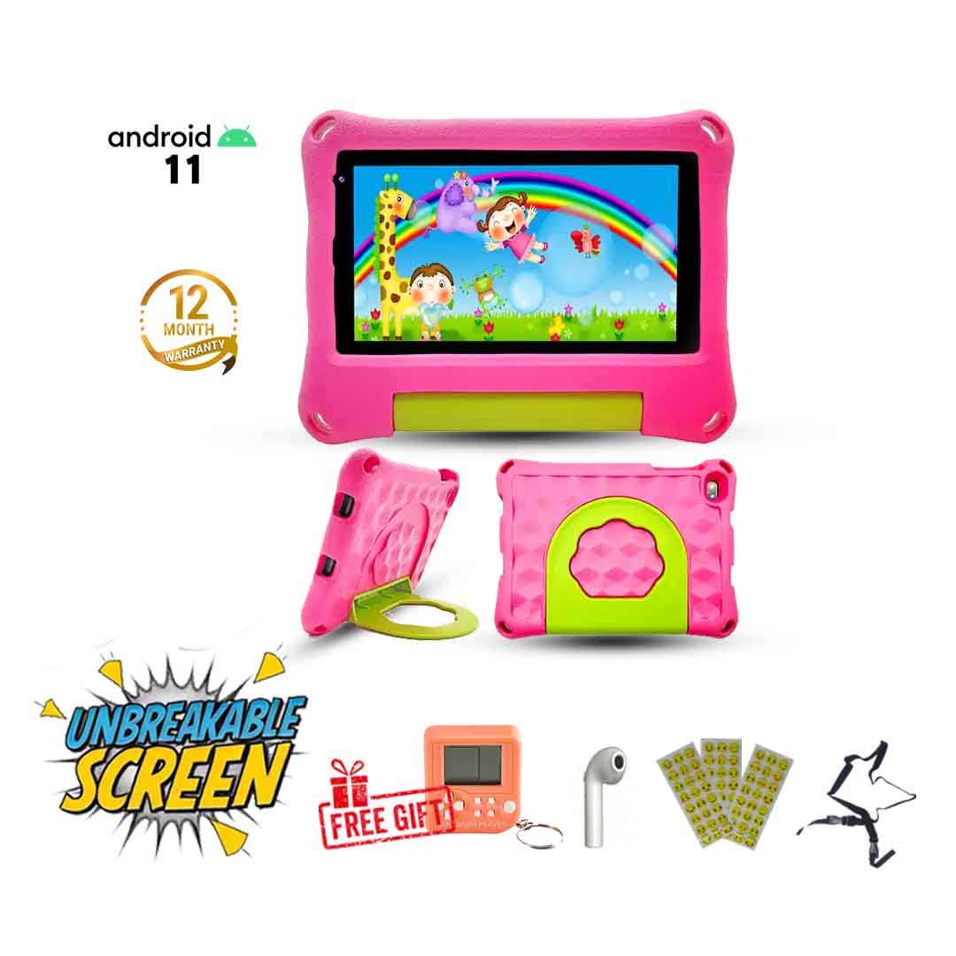 Bebe 7" Kids Android Tablet – 128GB Storage 4GB RAM Wi-Fi + GSM