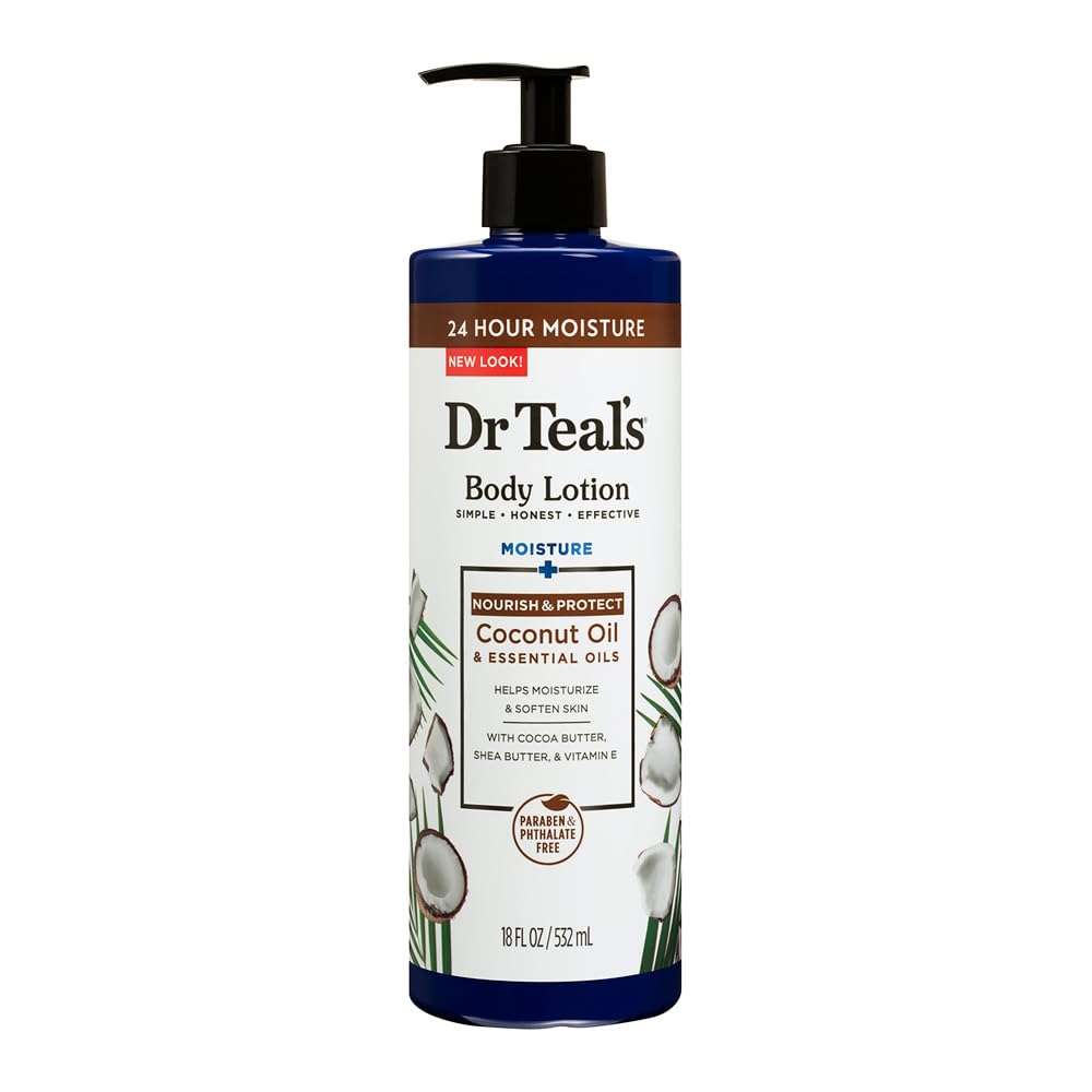 Dr Teal's Coconut Oil Nourishing Body Lotion & Essential Oils (532ml)