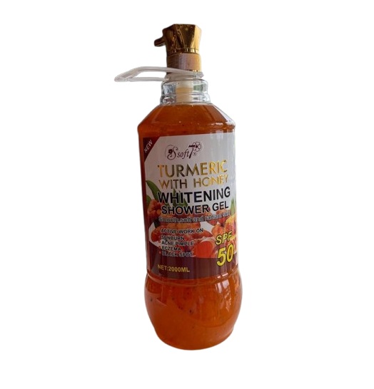 Soft7 Turmeric Body Wash Whitening Shower Gel with Honey – 2000ml