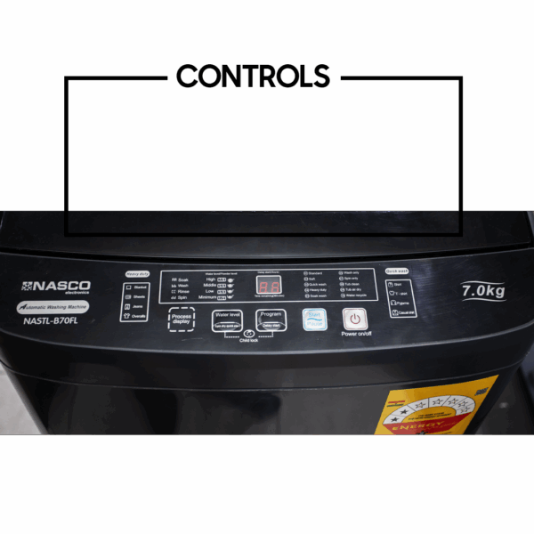 Nasco 7KG Top Load Washing Machine NASTL-B70FL