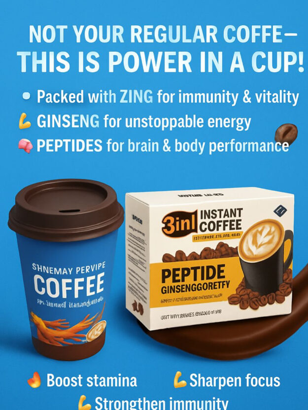 Shineway Instant 3 In 1 Peptide Ginseng Oyster Coffee