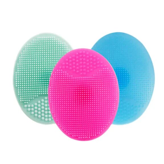 Silicone Facial Scrubber - Face Cleansing Brush &amp; Exfoliator for Deep Pore Cleaning