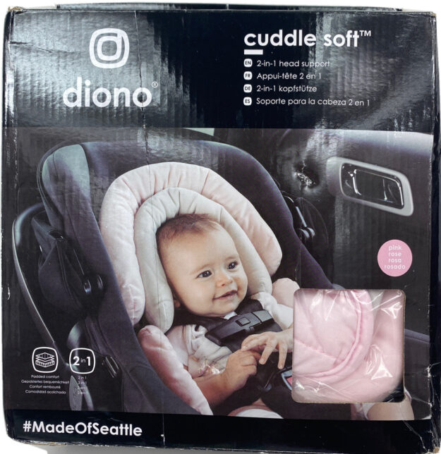 Diono Cuddle Soft 2-in-1 Baby Head Neck Support Pillow