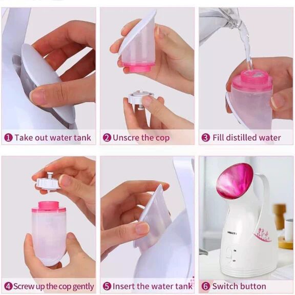 Facial Steamer - Deep Hydration, Pore Cleansing &amp; Spa Facial at Home