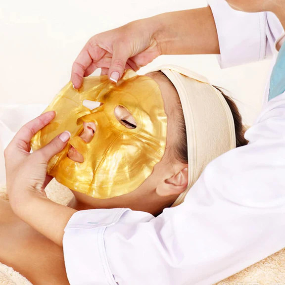 24K Gold Collagen Face Mask - Anti-Aging, Deep Hydration &amp; Skin Firming Treatment