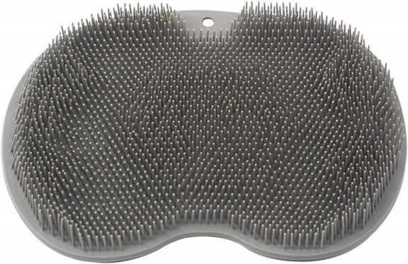 Silicone Foot &amp; Back Scrubber - Deep Cleansing, Exfoliating &amp; Massage Brush