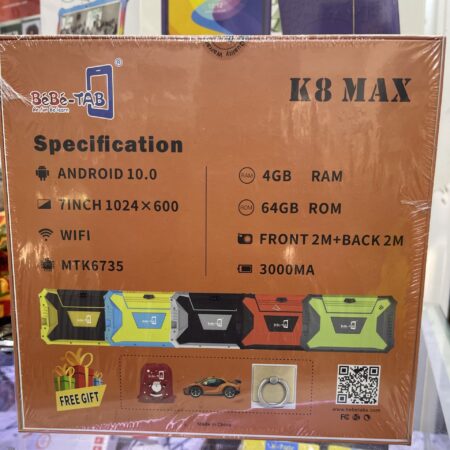 Bebe Tablet K8 Max Africa Edition 4GB 64GB Unbreakable Screen Wifi