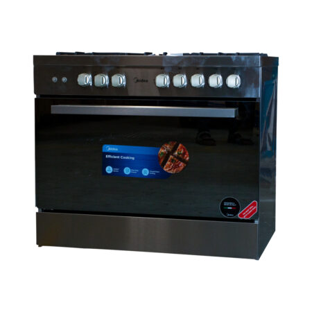 Midea 5 Burner Gas Cooker With Oven And Grill Industrial Vesta P48c