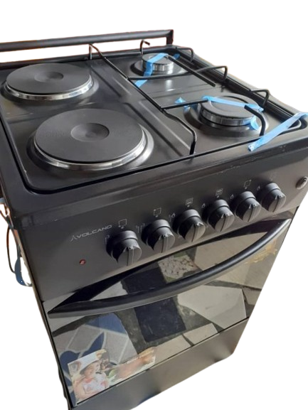 VOLCANO Electric and gas Cooker 2 Gas plus 2 Electric plates