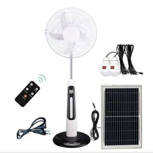 16” Rechargeable Standing fan Solar Charging