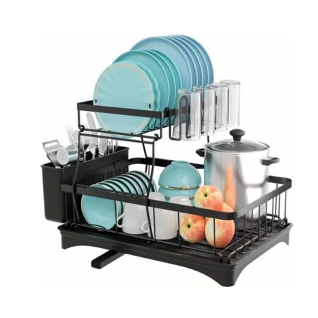 Dish Rack, Dish Drainer Drying Racks for Kitchen Counter