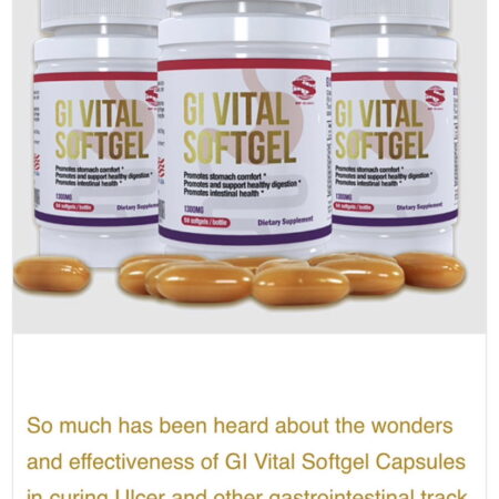 GI Vital Softgel Supplement – A sure cure for Ulcer