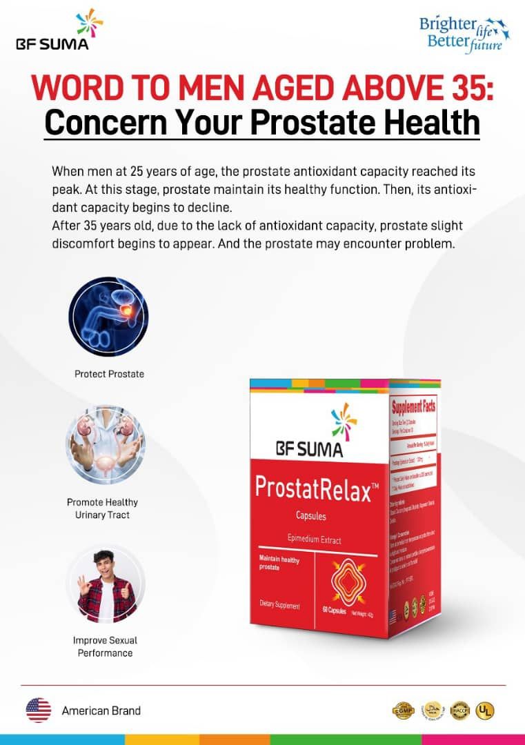 Bf Suma Prostate Relax Capsules For Men