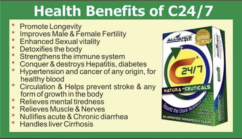 C24/7 Natural-Ceuticals – Best Antioxidant Food Supplement