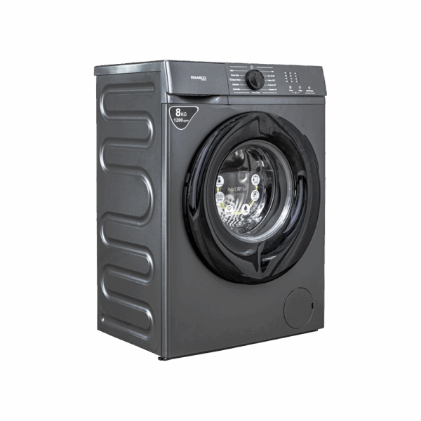 Nasco 8Kg Front Load Washing Machine NASFL-J8KG-S