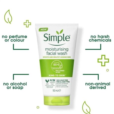 Simple Kind to Skin Moisturizing Facial Wash 150ml