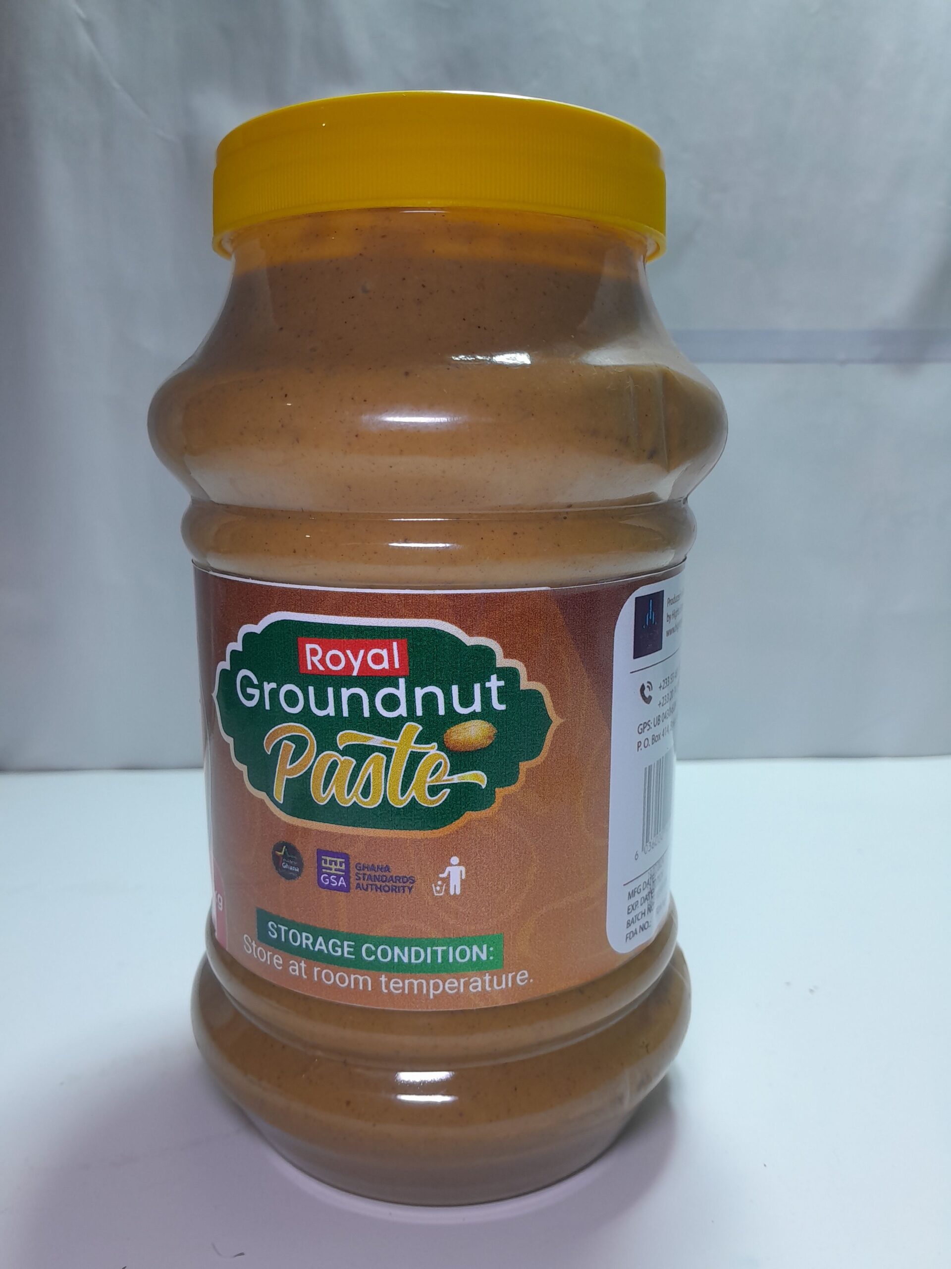 Royal Groundnut Paste 1.5kg from Ghana