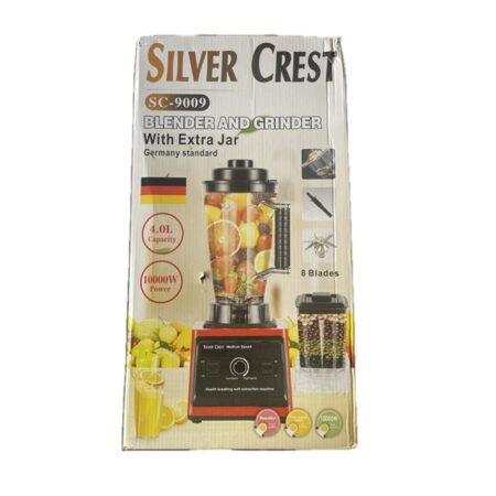 Commercial Silver Crest Blender and Grinder 4.0L 10000W Power