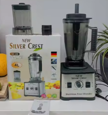 4 Litres Silver Crest Modern Commercial Blender