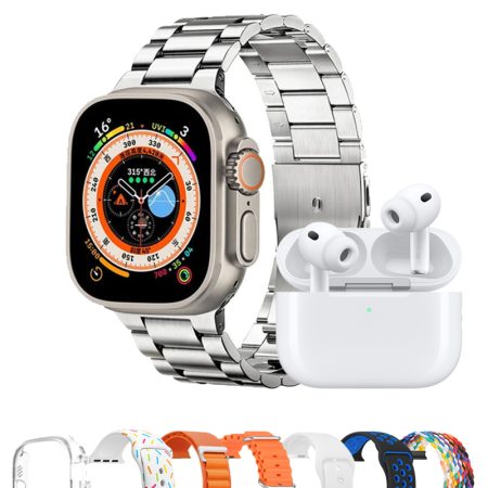 Hiwatch Pro i20 Ultra 3 Max Suit Smart Watch plus Earphones