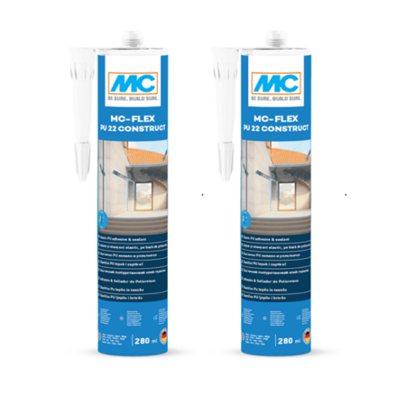 MC-Bauchemie MC-Flex PU 22 Construct (Grey) 600ml Polyurethane Sealant