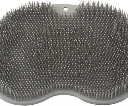 Silicone Foot & Back Scrubber - Deep Cleansing, Exfoliating & Massage Brush