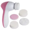 5-in-1 Electric Facial Cleansing Brush - Deep Cleansing, Exfoliation & Massage Tool