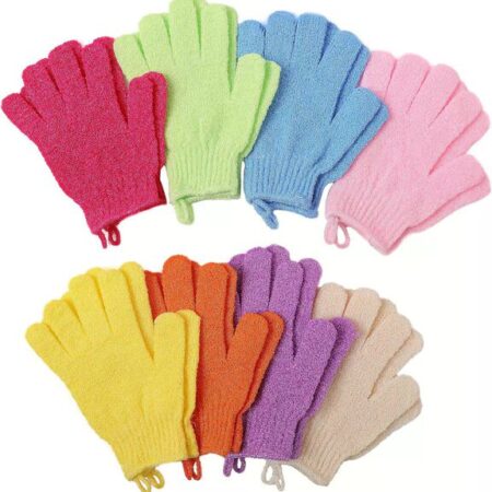 Exfoliating Gloves (2pcs) - Body Scrub Gloves for Smooth, Glowing Skin
