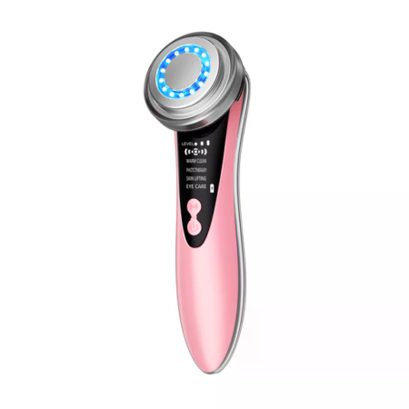 5-in-1 LED Facial Massager - Anti-Aging, Skin Firming & Acne Treatment Device