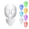 LED Face & Neck Mask - 7-Color Light Therapy for Anti-Aging, Acne & Skin Rejuvenation